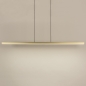 Foto 74765-5: Große minimalistische LED-Hängeleuchte in Messing / Gold mit großer Lichtausbeute
