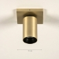 Spot 74769: modern, eigentijds klassiek, messing, geschuurd #1