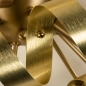 Foto 74775-10: Hotel-Chic-Deckenlampe in Gold mit dekorativen Locken