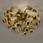 Foto 74775-3: Hotel-Chic-Deckenlampe in Gold mit dekorativen Locken