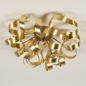 Foto 74775-5: Hotel-Chic-Deckenlampe in Gold mit dekorativen Locken