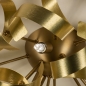 Foto 74775-8: Hotel-Chic-Deckenlampe in Gold mit dekorativen Locken