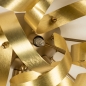 Foto 74776-9: Hotel-Chic-Deckenlampe in Gold mit dekorativen Locken