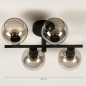 Plafondlamp 74781: modern, retro, eigentijds klassiek, glas #1