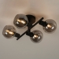 Plafondlamp 74781: modern, retro, eigentijds klassiek, glas #4