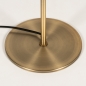 Foto 74788-11 detailfoto: Vloerlamp messing/goud met rookglas