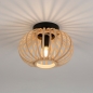 Plafondlamp 74797: landelijk, modern, hout, metaal #3