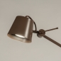Foto 74800-8 detailfoto: Moderne verstelbare vloerlamp met knikarm in koffiekleur/bruin met GU10 fitting