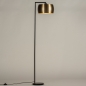 Vloerlamp 74833: modern, eigentijds klassiek, messing, geschuurd #2