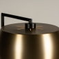 Vloerlamp 74833: modern, eigentijds klassiek, messing, geschuurd #9