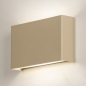 Foto 74842-4: Beige up and down Wandlampe aus Metall 