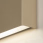 Foto 74842-7: Beige up and down Wandlampe aus Metall 