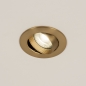 Foto 74846-3: Runde Einbaustrahler in Gold/Messing