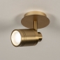 Foto 74847-3: Goldfarbener Aufbaustrahler, auch für das Badezimmer