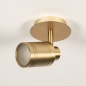 Foto 74847-6: Goldfarbener Aufbaustrahler, auch für das Badezimmer