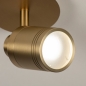 Foto 74847-8: Goldfarbener Aufbaustrahler, auch für das Badezimmer
