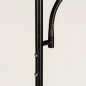 Foto 74866-12: Schwarzer LED Uplighter mit flexiblem Leselicht