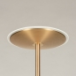 Foto 74868-8 detailfoto: Led vloerlamp uplighter met leesarm in goud/messing