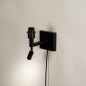 Foto 74879-2: Wandarmatur mit Leseleuchte, ohne Lampenschirm, inklusiv Kabel und Stecker