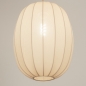 Foto 74885-13 detailfoto: Hanglamp in japandi stijl met drie lampionnen van beige stof