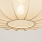 Foto 74886-22: Luxe beige lampion hanglamp van stof in japandi stijl 
