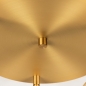 Foto 74928-7 detailfoto: Gouden plafondlamp met drie fittingen 