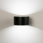 Foto 74955-2: Hochwertige LED-Wandleuchte in Schwarz für den Außen- und Innenbereich IP65