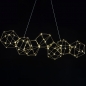 Foto 74978-18: Design led hanglamp met prisma-vormen en kleine led lampen