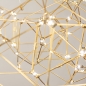 Foto 74979-11 detailfoto: Ronde design led hanglamp met prisma-vormen en kleine led lampen