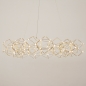Foto 74979-6 onderaanzicht: Ronde design led hanglamp met prisma-vormen en kleine led lampen