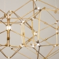 Foto 74980-11 detailfoto: onde design led hanglamp met prisma-vormen en kleine led lampen