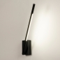 Foto 74986-4: Minimalistische LED-Wandleuchte in Schwarz mit schwenkbarem, schlankem Rohr