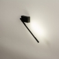 Foto 74986-7: Minimalistische LED-Wandleuchte in Schwarz mit schwenkbarem, schlankem Rohr