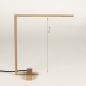 Foto 74991-1 maatindicatie: Minimalistische led bureaulamp in goud/messing