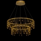 Foto 74992-10: Moderne led kroonluchter in mat messing