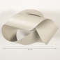 Foto 74999-1 maatindicatie: Beige plafondlamp van metaal met ingebouwde dimbare led verlichting
