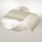 Foto 74999-5 onderaanzicht: Beige plafondlamp van metaal met ingebouwde dimbare led verlichting
