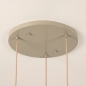Foto 75002-15 detailfoto: Japandi hanglamp met drie lampion lampen in taupe