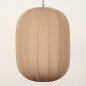Foto 75002-9 detailfoto: Japandi hanglamp met drie lampion lampen in taupe