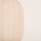 Foto 75003-21: Lampion hanglamp van beige stof in ovale vorm
