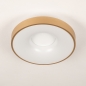 Foto 75029-5 niet_in_feed: Kleine led plafondlamp in goud, dimbaar met afstandsbediening