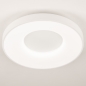Foto 75030-4 vooraanzicht: Ronde led plafondlamp wit dimbaar met afstandsbediening