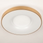 Foto 75032-5 niet_in_feed: Ronde led plafondlamp rond in mat goud dimbaar met afstandsbediening