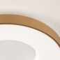 Foto 75032-6 detailfoto: Ronde led plafondlamp rond in mat goud dimbaar met afstandsbediening