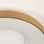 Foto 75032-7 niet_in_feed: Ronde led plafondlamp rond in mat goud dimbaar met afstandsbediening