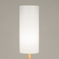 Foto 75036-2: Langer schmaler runder Stoffschirm Offwhite für kegelförmige Tischlampen und Stehlampen