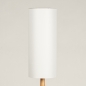 Foto 75036-3: Langer schmaler runder Stoffschirm Offwhite für kegelförmige Tischlampen und Stehlampen