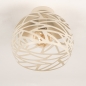 Foto 75040-5 niet_in_feed: Beige plafondlamp bol van metaal met openingen