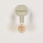 Foto 75045-1 maatindicatie: Beige fitting wandlamp van metaal E27 