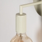 Foto 75045-11 detailfoto: Beige fitting wandlamp van metaal E27 